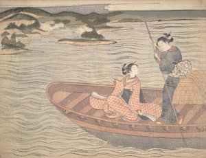A komphajó alkotó: Suzuki Harunobu