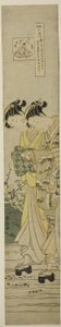 The Jewel River at Ide (Ide no Tamagawa), a "Six Jewel Rivers in Popular Customs (Fuzoku Mu Tamagawa)" sorozatból alkotó: Suzuki Harunobu