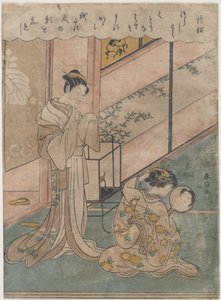 Két hölgy alkotó: Suzuki Harunobu
