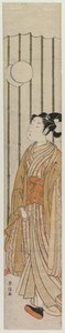 Futballozó fiatalember, 1760-as évek vége. alkotó: Suzuki Harunobu