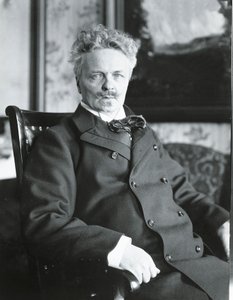 August Strindberg stockholmi házában (f/w fotó)