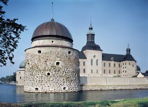 Kilátás az 1545-ben épült Vadstena várra alkotó: Swedish School