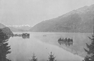 Iseltwald, Lac de Brienz (f/w fotó) alkotó: Swiss Photographer