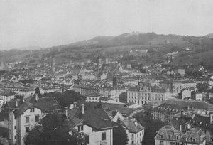 St. Gallen, Általános nézet (f/w fotó) alkotó: Swiss Photographer