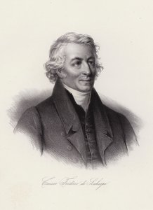 Frederic-Cesar de La Harpe, svájci politikai vezető és I. Sándor orosz tanár személyes tanára (metszet) alkotó: Swiss School