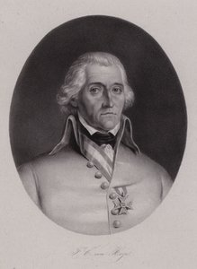 Friedrich Freiherr von Hotze, svájci születésű tábornok az osztrák hadseregben a francia forradalmi háborúk idején (metszet) alkotó: Swiss School