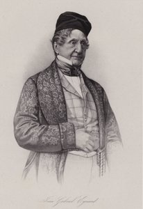 Jean-Gabriel Eynard, svájci bankár (metszet) alkotó: Swiss School