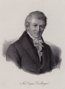 Johann Caspar Zellweger, svájci textilvállalkozó és filantróp (metszet) alkotó: Swiss School