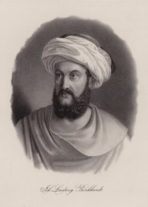 Johann Ludwig Burckhardt, svájci utazó és geográfus (metszet) alkotó: Swiss School