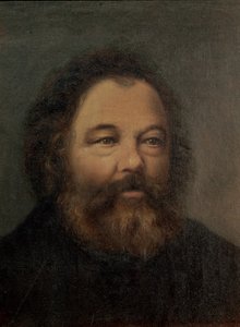 Mihail Alekszandrovics Bakunyin (1814-1876) portréja 1865 körül