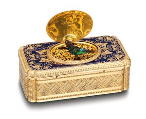 Énekesmadár doboz, 1840 körül