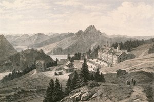 A Rigi-Kaltbad, a Pilatus-hegy felé nézve alkotó: Swiss School