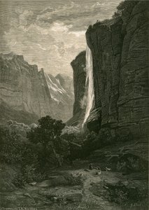 A Staubbach, a Lauterbrunnen-völgyben alkotó: Swiss School
