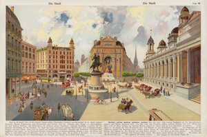 A város (chromolitho) alkotó: Swiss School
