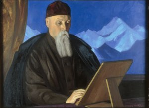 Nicholas Roerich festő portréja