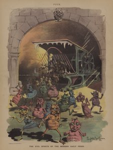 A modern napi sajtó gonosz szellemei (színes litó) alkotó: Sydney B. Griffin