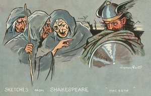 Macbeth (színes litográfia) alkotó: Sydney Carter