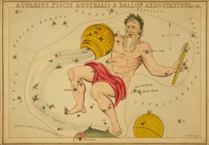 Vízöntő, Piscis Australis és Ballon Aerostatique, Illusztráció az 