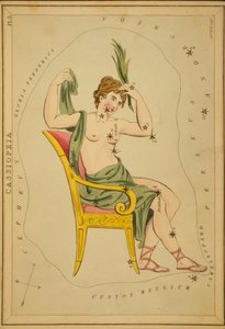 Cassiopeia, Illusztráció az Uránia tükréből