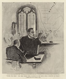 A zenével szemben Cecil Rhodes urat a dél-afrikai vizsgálóbizottság vizsgálja