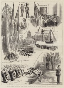 Viktor Albert herceg a Greenwichi Királyi Kórházi Iskola éves vizsgálatán alkotó: Sydney Prior Hall