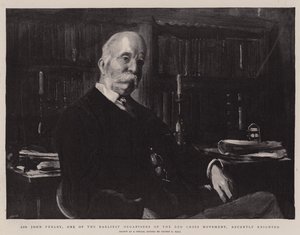 Sir John Furley, a Vöröskereszt Mozgalom egyik legkorábbi szervezője nemrég lovaggá ütött alkotó: Sydney Prior Hall