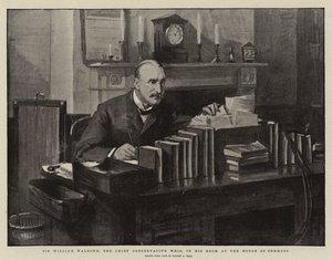 Sir William Walrond, a főkonzervatív ostor az alsóház szobájában