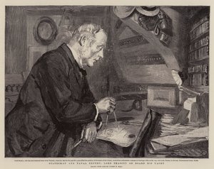 államférfi és haditengerészeti szakértő, Lord Brassey a jachtján