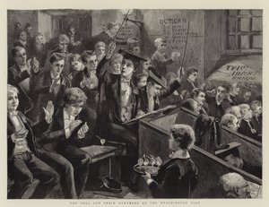 Az istenek és Ganymédesze a Westminster Playen alkotó: Sydney Prior Hall