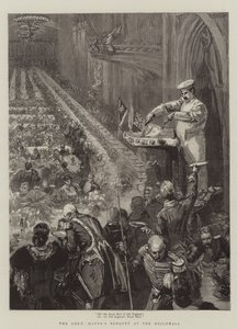 Polgármesteri bankett a Guildhallban alkotó: Sydney Prior Hall