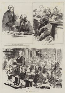 A megnyitó napja alkotó: Sydney Prior Hall