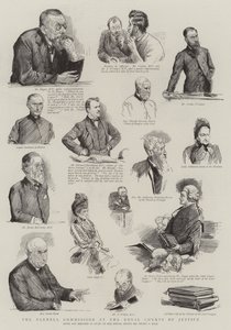 A Parnell Bizottság a Királyi Bíróságon alkotó: Sydney Prior Hall