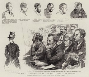 A Parnell Bizottság a Királyi Bíróságon alkotó: Sydney Prior Hall