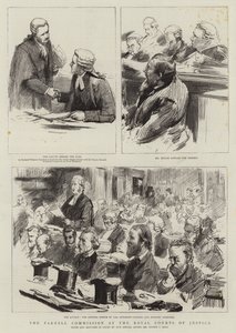 A Parnell Bizottság a Királyi Bíróságon alkotó: Sydney Prior Hall
