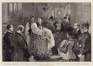 Királyi keresztelő, York hercege második fiának elnevezése a Sandringham-i Szent Mária-templomban