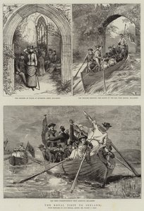A királyi látogatás Írországban alkotó: Sydney Prior Hall