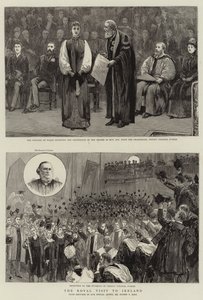 Királyi látogatás Írországban alkotó: Sydney Prior Hall