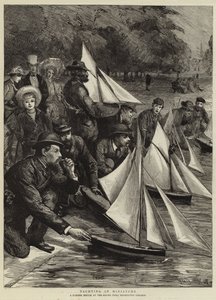 Vitorlázás miniatűrben alkotó: Sydney Prior Hall
