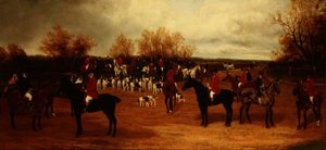 A vadászat előtt alkotó: Sylvester Martin