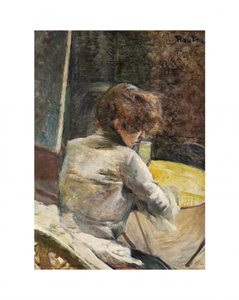 Várakozás (kb. 1887) alkotó: TOULOUSE LAUTREC