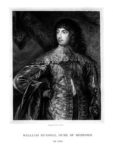 William Russell, Bedford első hercege, brit katona, 1825.