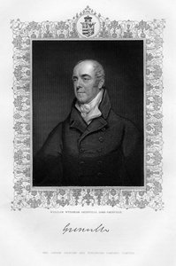 William Wyndham Grenville 1759-1834, 1. Grenville báró, angol politikus, XIX.