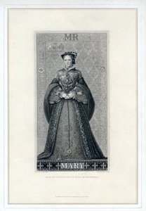 I. Mária angol királynő, 19. század.