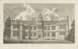Ingestre Hall: metszet