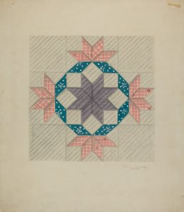 Patchwork paplan minta alkotó: T. Joyce