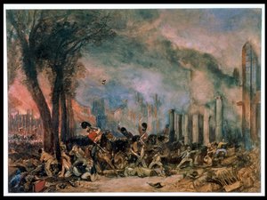 A 3. dragonyos gárda rohama a Queen Square-en, Bristol, 1831. október 31., hétfő alkotó: T. L. and Muller William J. Rowbotham