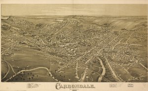 Carbondale, Pennsylvania, 1890. alkotó: T. M. Fowler