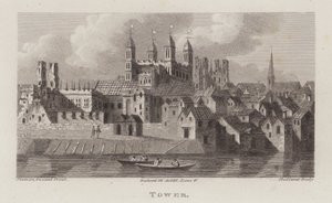 A londoni Tower (metszet) alkotó: T. Medland