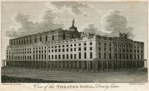 Kilátás a Theatre Royalre, Drury Lane, London
