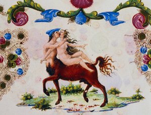 Kentaur és nőalak, II. kötet f 287, v, Borso d